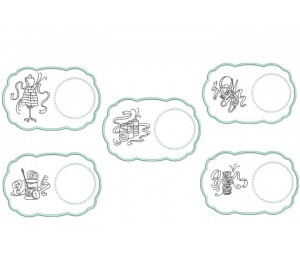 Stickserie ITH - Mug Rugs Decorative Sewing